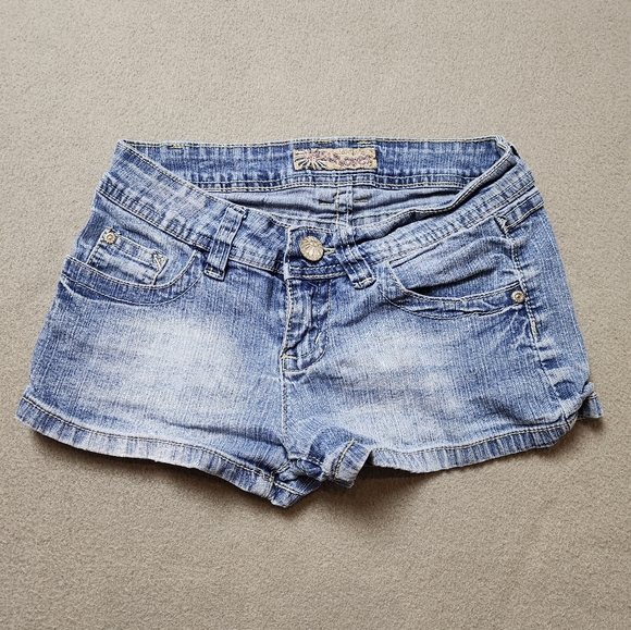 Wallflower Pants - WALLFLOWER Denim Shorts Y2K Jean Shorts